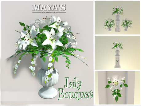 Second Life Marketplace - White Lily | Lily Bouquet